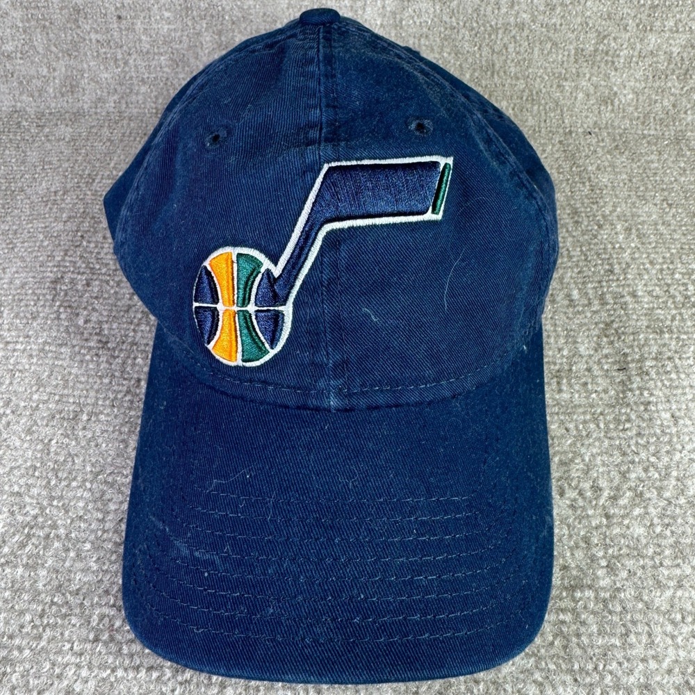 New Era Utah Jazz Hat Mens OSFM Navy Blue NBA Basketball‎ 9TWENTY Slouch
